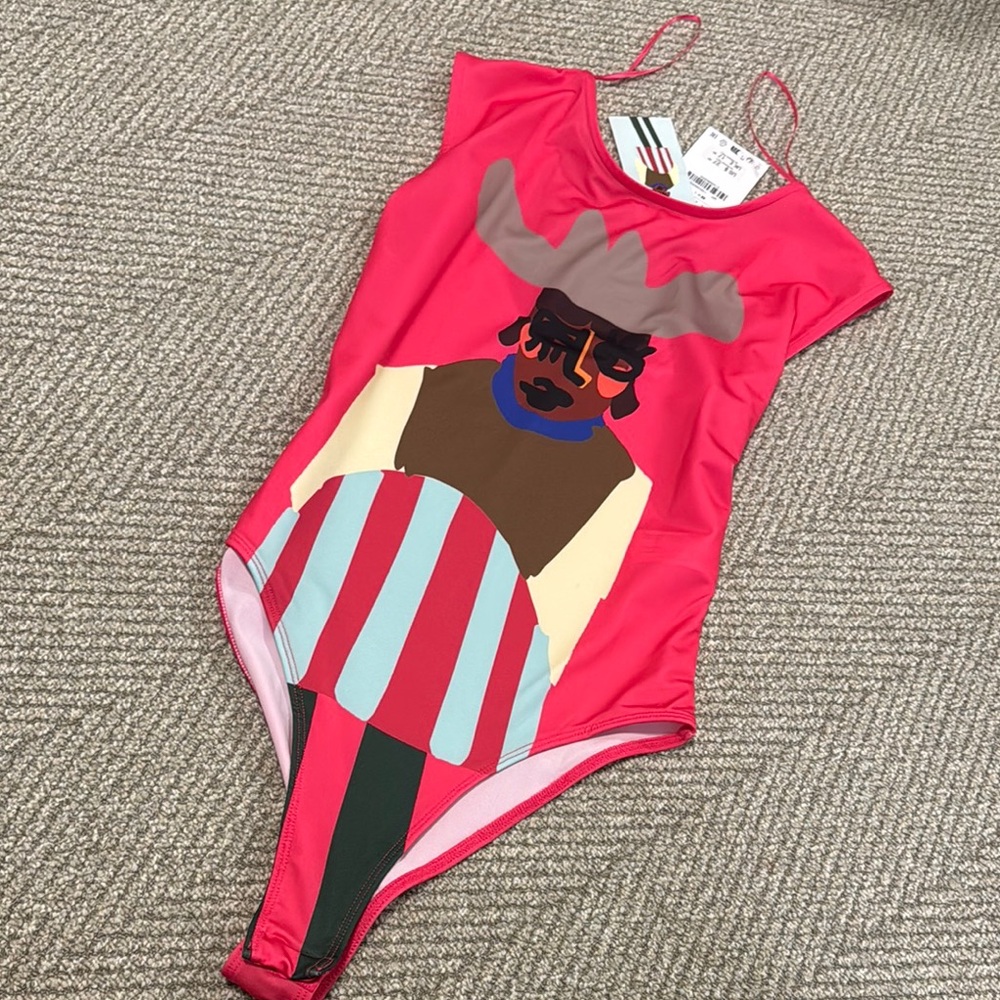 NWT Zara Colorful Graphic Bodysuit
